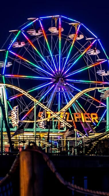 Steel Pier in Atlantic City, NJ
